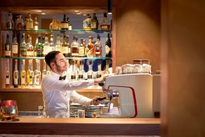 Kaffeezeit im Resort