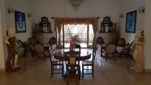 Wohnzimmer Lobby im Highland Heritage Hotel Goa