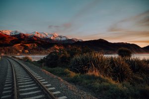 Schneebedeckte Berge in Kaikoura