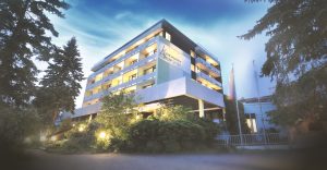 Blick vom Park auf Kunzmann's