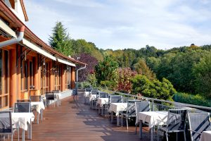 Aussenterasse im Sommer 2020