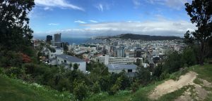 Blick auf Wellington vom Kelburn Campus