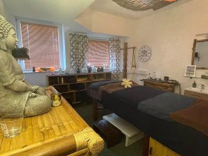 Behandlungsraum im Ayubowan Ayurved