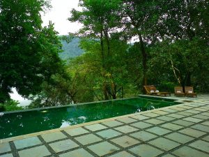 Pool am Athirapally Wasserfall