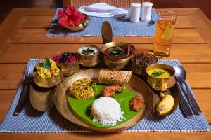 leckerer Malabar Thali Kerala